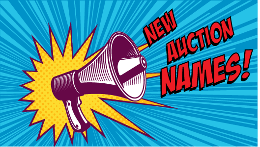 Auction Name Changes in AutoIMS
